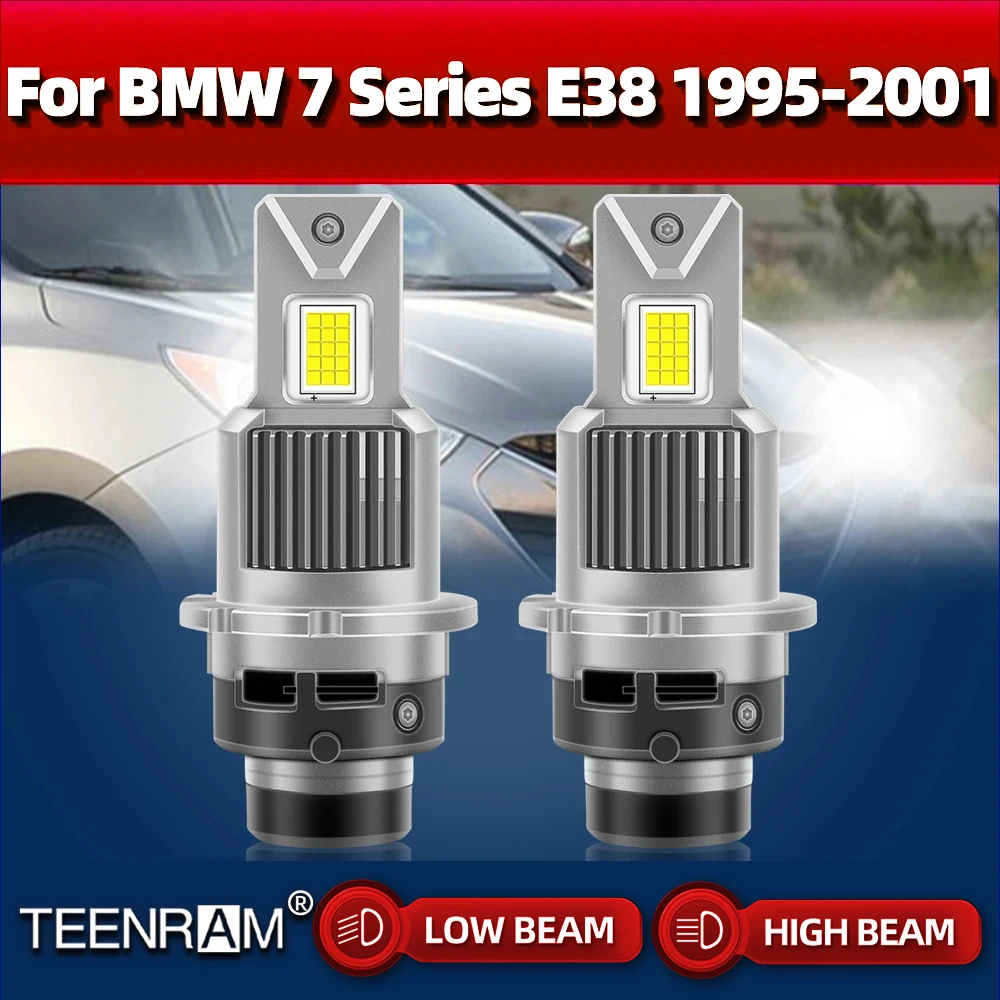 

2PCS 150W HID Xenon Headlight Bulb D2S Xenon Lamp 6000K Car Light 12V For BMW 7 Series E38 1995 1996 1997 1998 1999 2000 2001