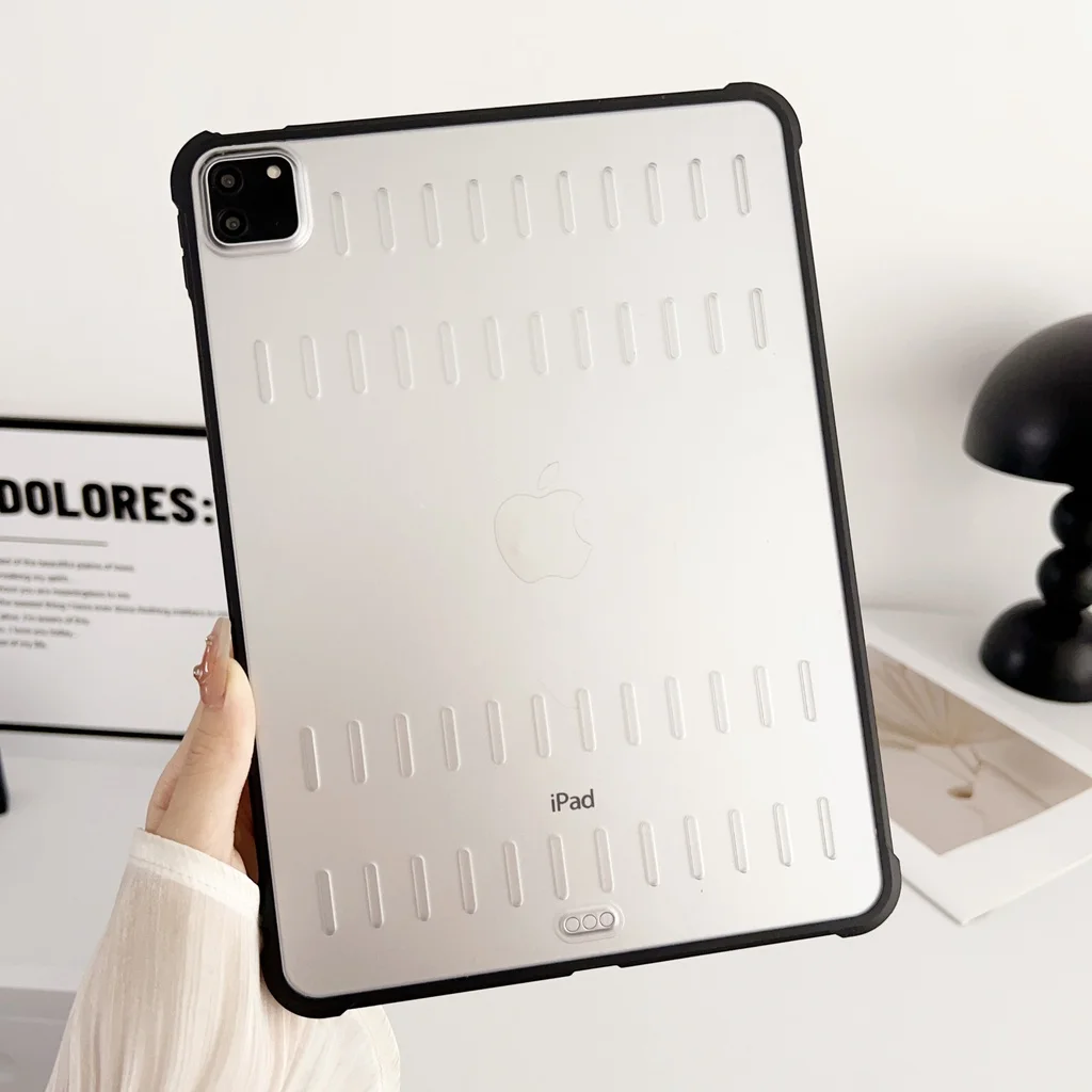 

For ipad 9.7 2018 2017 Pro 11 2022 10th 10.9 Pro 12.9 2021 2020 Air 5 4 3 2 1 10.2 2021 2020 2019 Mini6 TPU+PC Back Case Cover