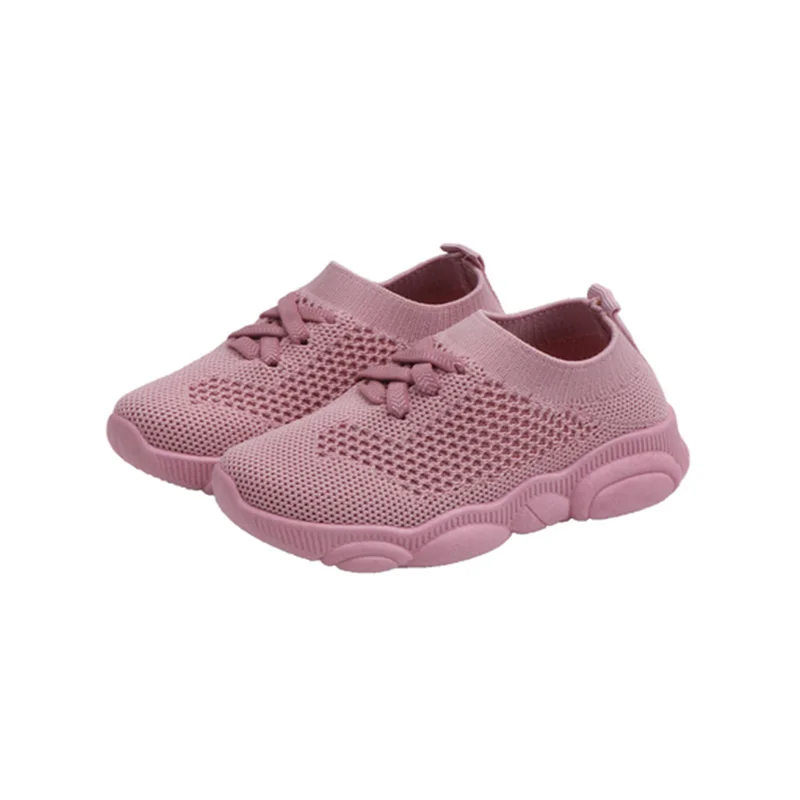Baby Shoes Children Sports Shoes Girl 1 To 6 Years Toddler Boy Sneakers Breathable Kint Upper Slip On