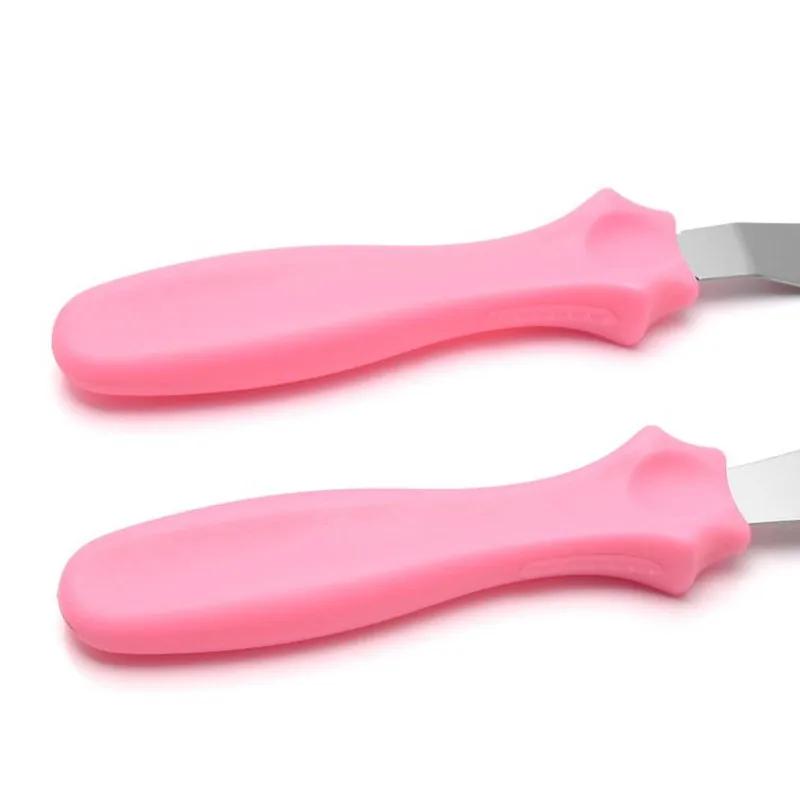 Cake Spatula Butter Icing Cream Spatulas Baking Pastry Tools Cake Decorating Scraper Pastry Tools Kitchen Accessories 3Pcs/Set silicone spatula cream spatula cake spatula