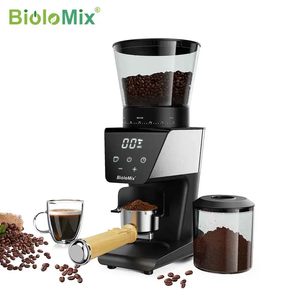 BioloMix Electric Coffee Grinder with 30 Gears