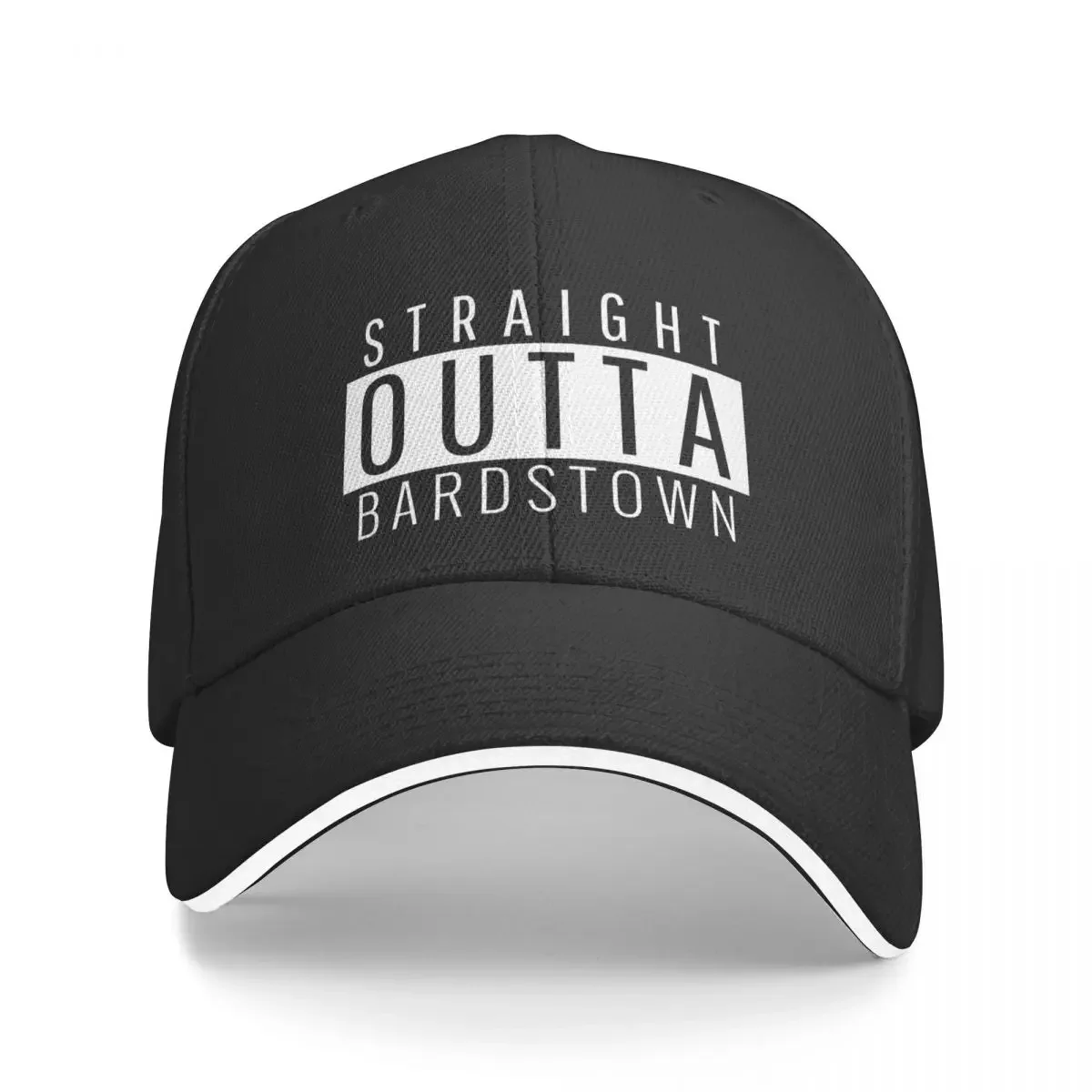 

Straight Outta Bardstown Kentucky Baseball Cap Big Size Hat Anime Hat Female Men's