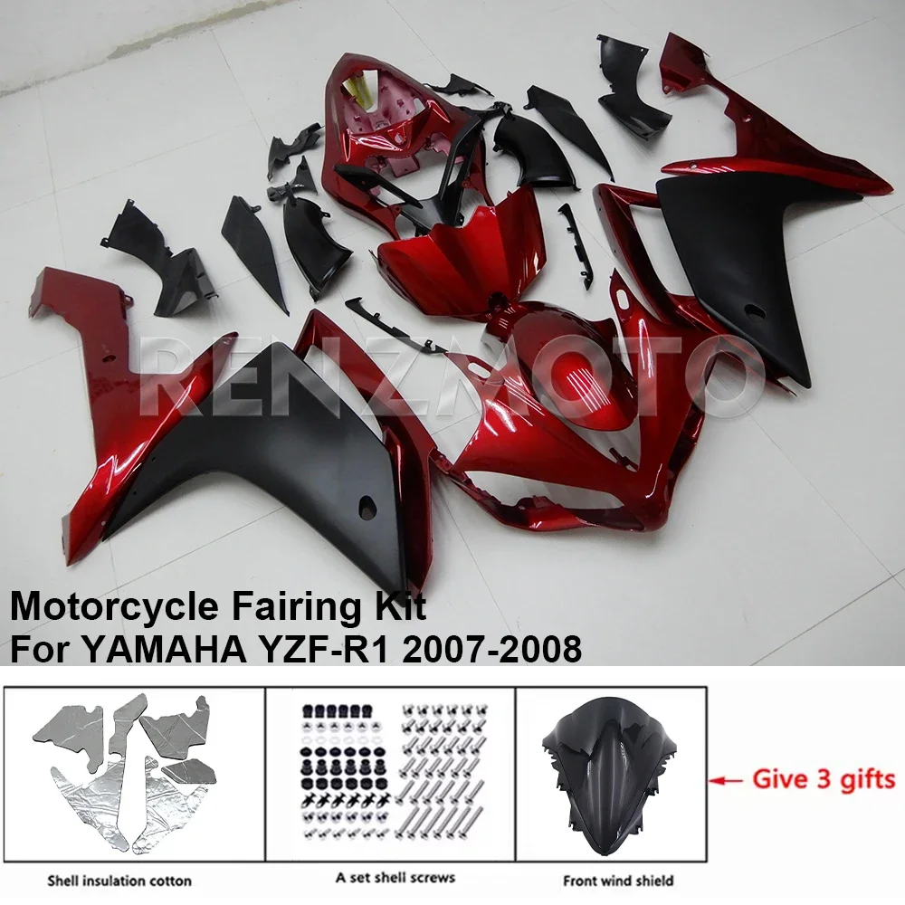 

Motorcycle Fairing Set Body Kit Plastic For YAMAHA YZF-R1 YZF R1 2007-2008 Accessories Injection Bodywork Y1007-111a