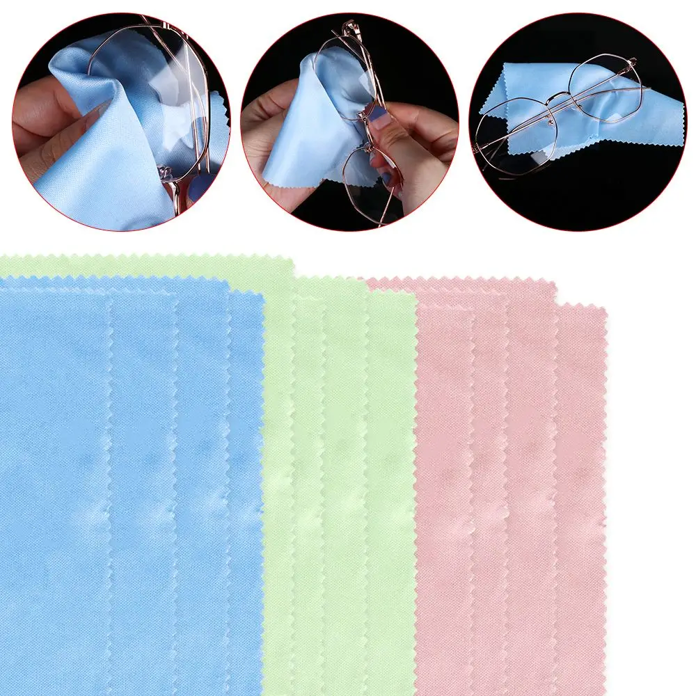 

5/10pcs New Easy Washing TV Screens For iPhone iPad Eyeglasses Wipes Lens Cleaner Microfibre Fiber Cleaning Cloths