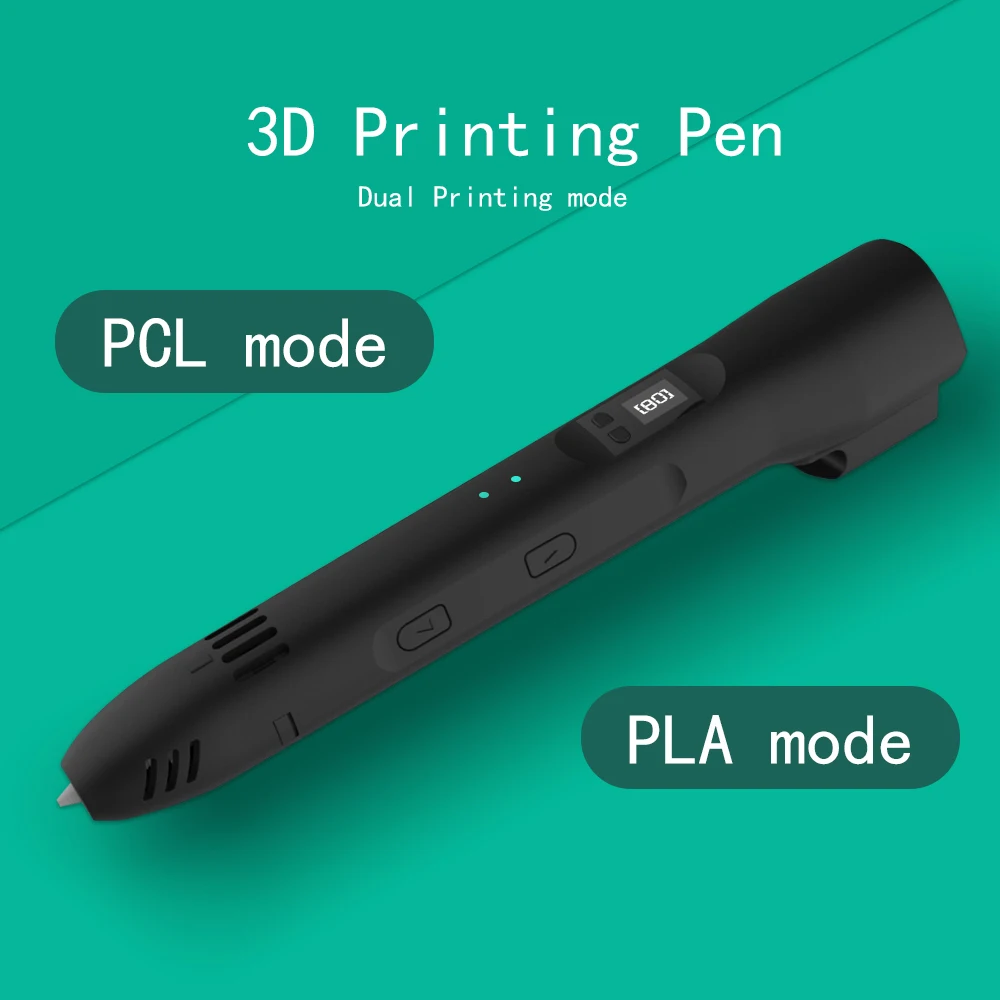 3D Printing Pen QCREATE 3D Pen with Dual Modes and LCD Display