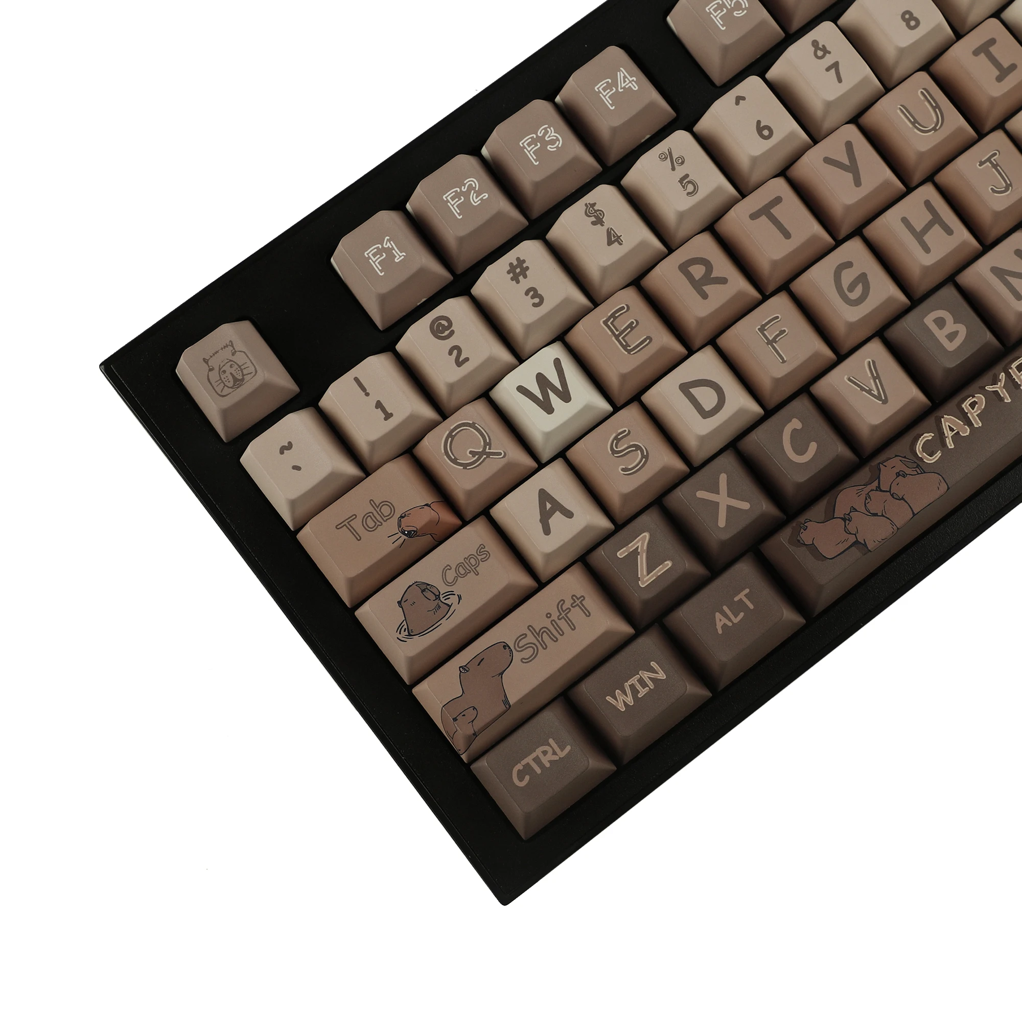 Sub Grosso PBT Café Keycap para MX