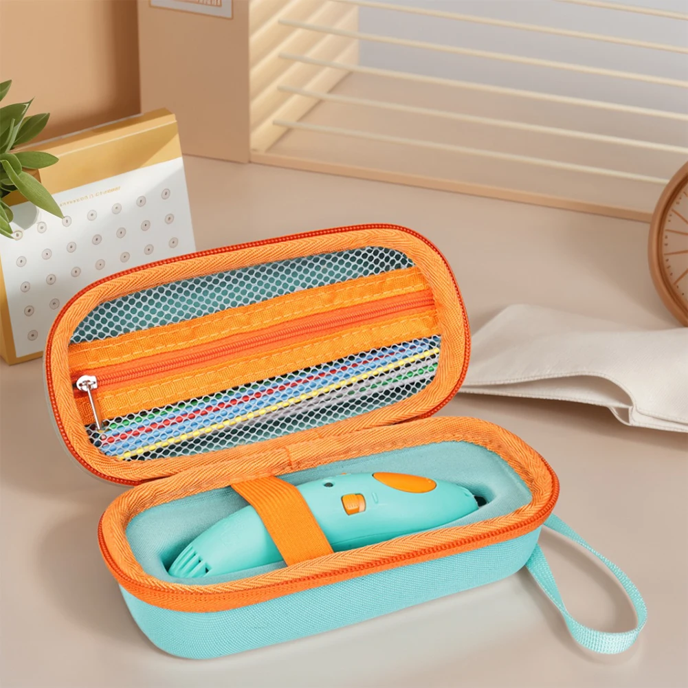 3Doodler Start+ Essentials (2024) 3D 펜 세트용 하드 케이스, 충격 방지 휴대용 보관 가방