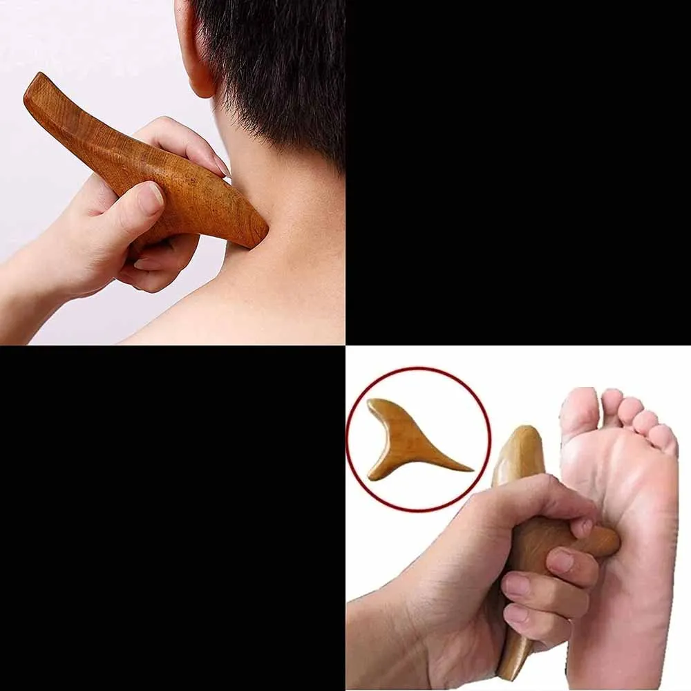 CARTOON DESIGN SOLE Massage Tool Small Wood Massaging Tool for Daily Use  EUR 8,06 - PicClick IT