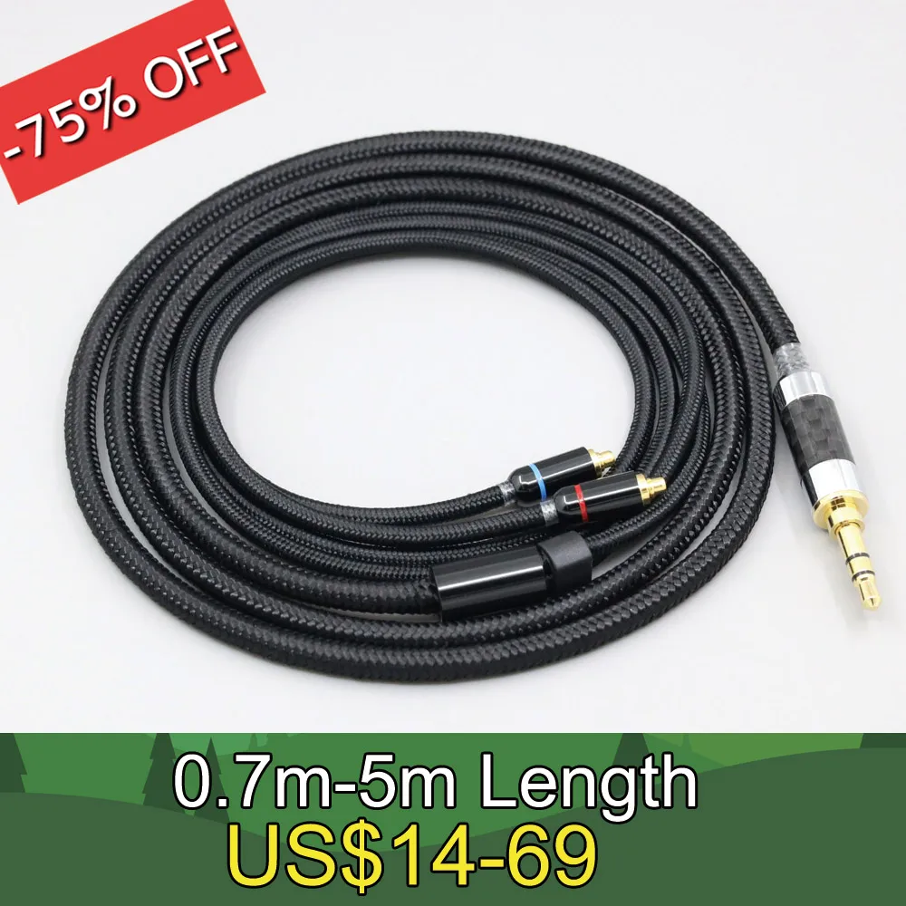 Xlr 4.4 mm Super Macio Fone de Ouvido Nylon Ofc Cabo para Sennheiser Ie200 Ie300 Ie600 Ie900 Fone de Ouvido Ln007542 6.5 mm