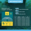 SF 6PCS Nylon Tapered Leader Fly Fishing Line with Pre-tied  Loop/ Welded Loop 7.5FT 9FT 12FT 0-7X 2