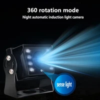 Caméra de recul HD pour voiture, bus 12-24V, vision nocturne, étanche, surveillance, protection solaire, CCD 6