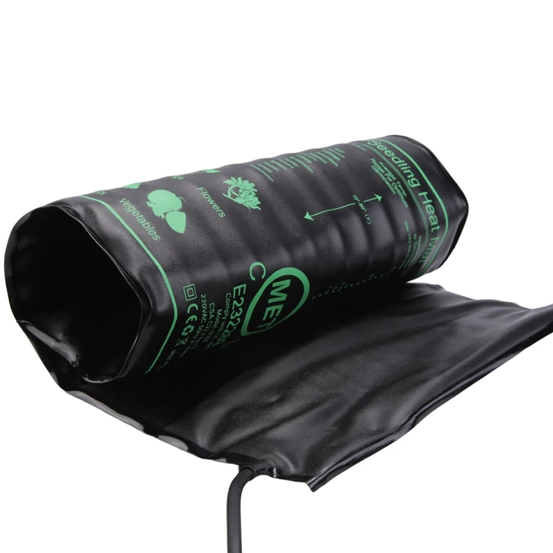 MET Certified Seedling Heat Mat Waterproof Durable Heat Mat Warm Hydroponic Heating Pad UK Plug