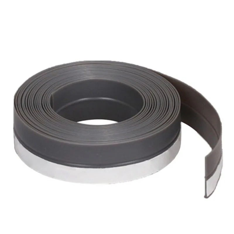 Self-adhesive Door Window Seal Strip Bottom Waterproof For Cabinets Wardrobes 45mm Rubber Strip Stoppers Practical