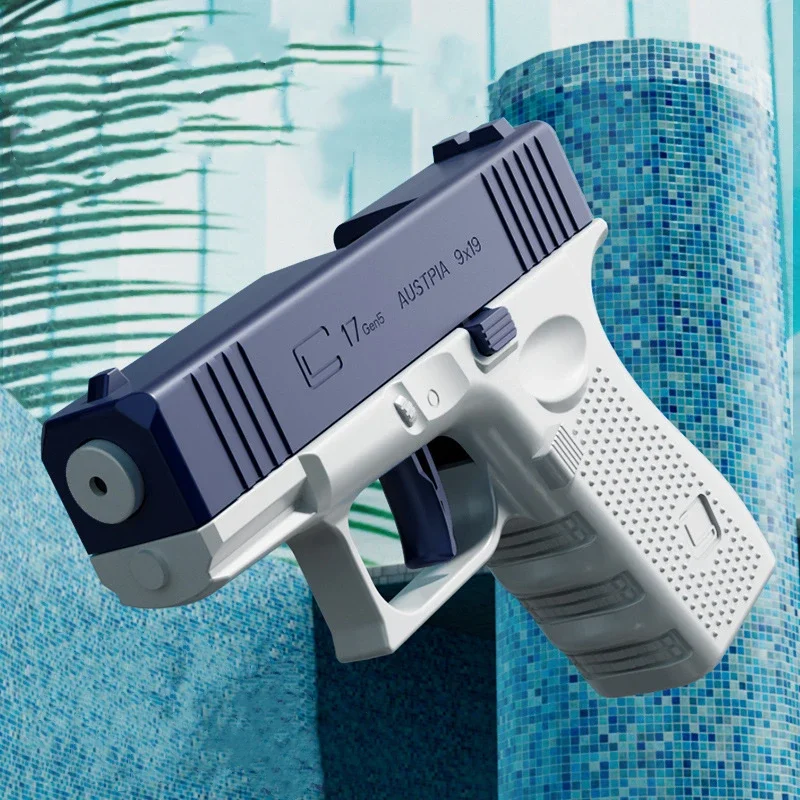 Fun Glock Water Gun Children's Toy Water Gun Manual Burst Outdoor Water Play Summer Toy 6
