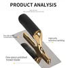 Concrete Plastering Trowel Gold Stainless Steel Trowel Tool for Venetian Stucco Cement Wall Decoration Drywall Construccion Tool 6