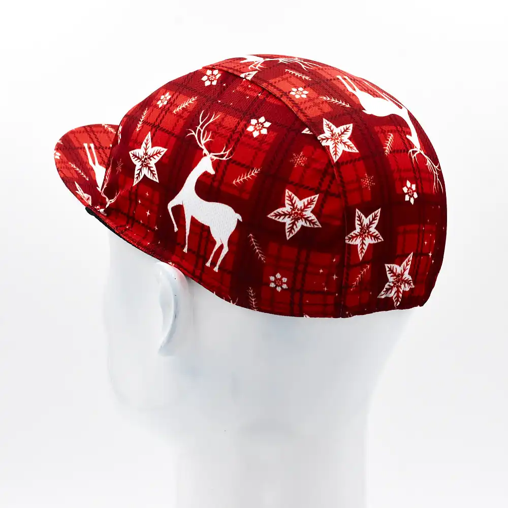 Merry Christmas Stars Red New CLassical Cycling Cap Breathable Unisex Gorra Ciclismo JIASHUO