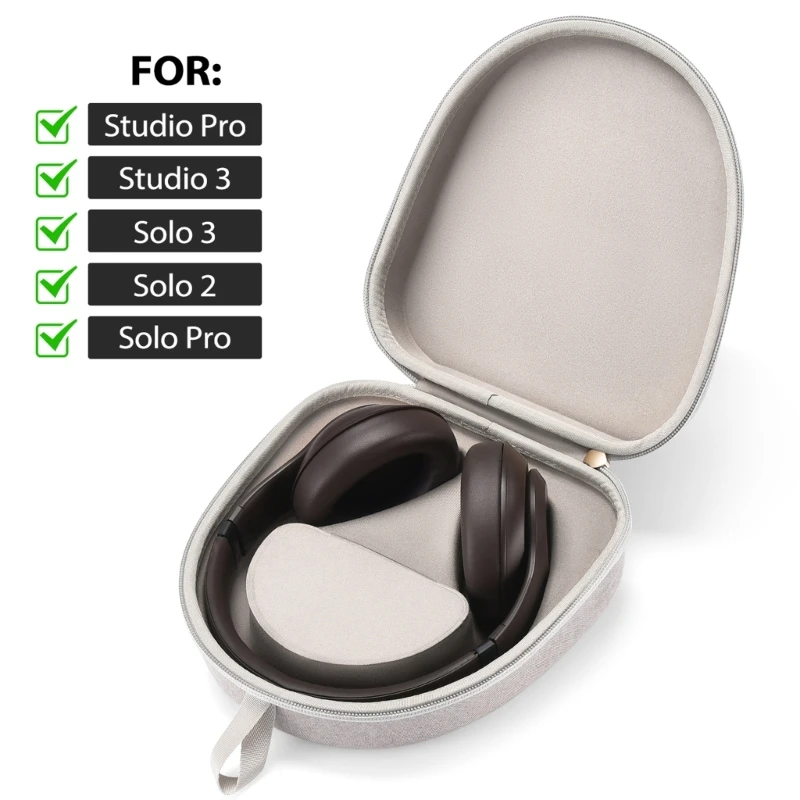 

Удобный для путешествий чехол для гарнитуры Studio Защитный чехол для гарнитуры Studio