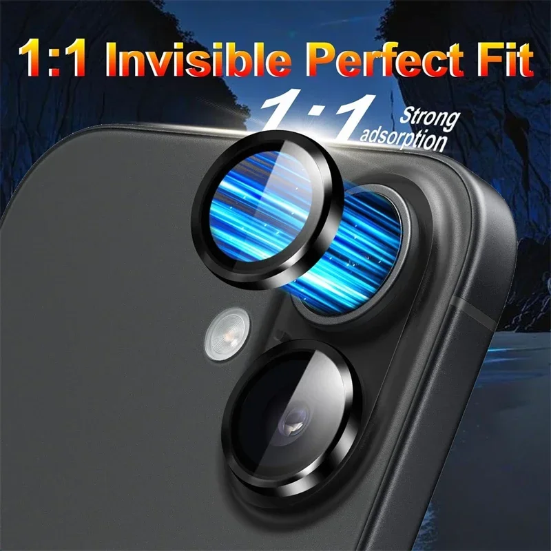 Metal Glass Camera Lens Protector for IPhone 17 Air 16 15 14 13 Pro Max Plus 17Air 16Pro 17Pro ProMax IPhone17 Ring Lens Cover S67b3b80710cd4961b9bd7e739ffec931p