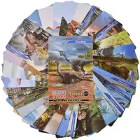 Dinosaurs Presch Memory Card For Kids 55pcs Dinosaur Picture Cards Dinosaur Fan Collectible Cards Flash Card Christmas Gift For 1