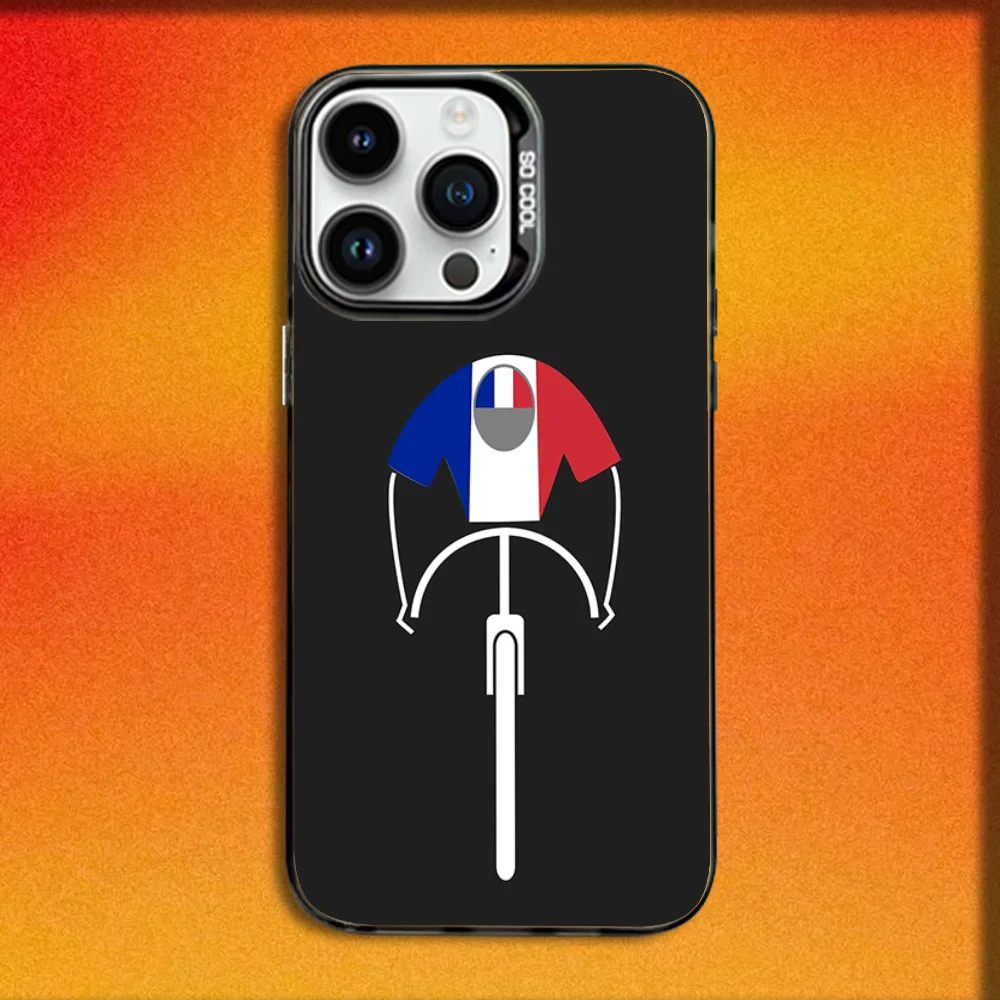 Bike Tour de France Shockproof Black Candy Matte Phone Case