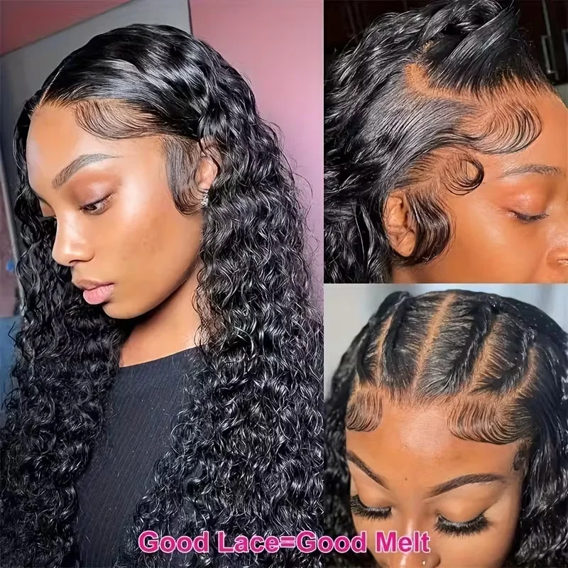 42 Inch 13x6 13x4 Deep Wave HD Lace Frontal Human Hair Wigs 5x5 Glueless Deep Curly Human Hair Full Lace Front Human Hair Wigs 5