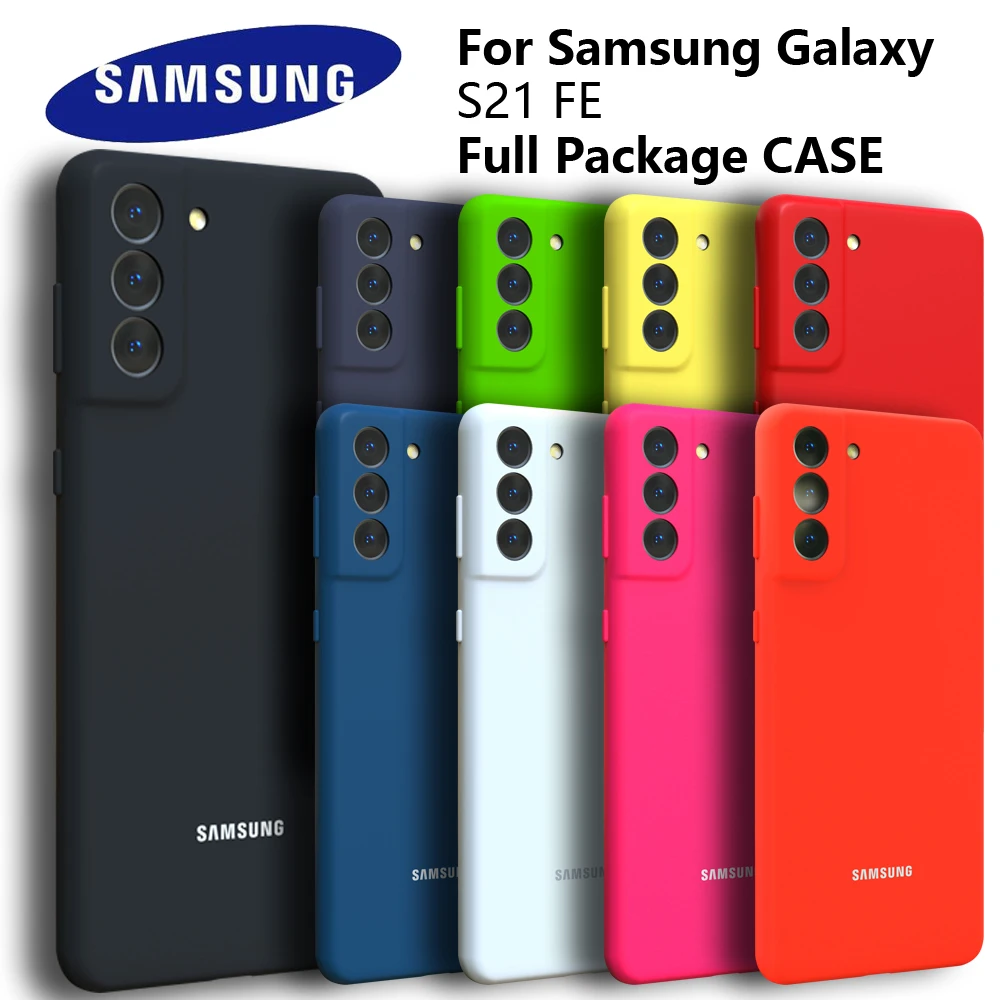 Galaxy S20 FE 5G Phone Cases Original Samsung Galaxy S21 FE Soft Silicone Case with Silky Touch Back Protective Case Cover for Galaxy S21 S21 plus S21 Ultra Galaxy S20 FE 5G flip Cases
