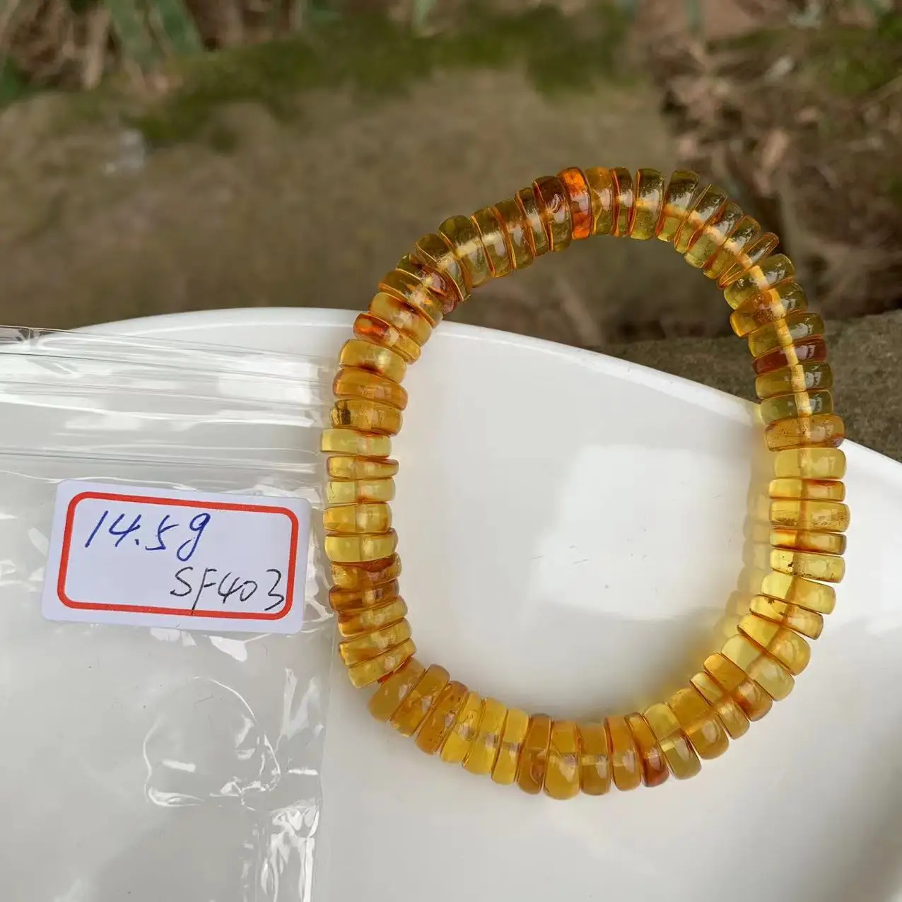 100% natural baltic amber bracelet Jewelry MM Genuine Charm Bracelets Cute/Romantic Women