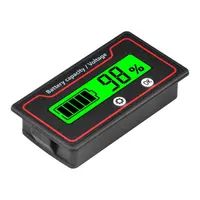 Battery Capacity Indicator DC 9V-100V Battery Meter 12V 24V 48V Battery Power Percentage Voltage Indicator Gauge Display 2