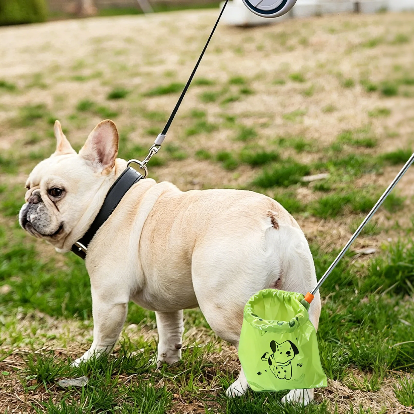 Compact & Efficient Pet Waste Collector - Friendly Cleanup Tool