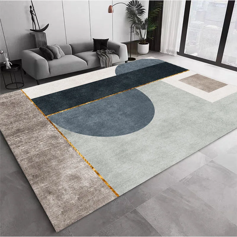 Nordic Velvet Carpet - Modern Area Rug | Large Non-Slip Living Room Rug