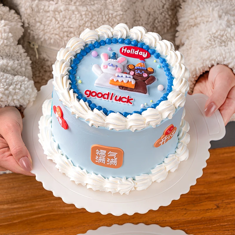 Cake Stand Cake Board 4/6/8/10 Inch Birthday Cake Base Reusable Plastic Home Baking Mousse Gold Card Mat Spacer Round Square Party Supplies Decoration