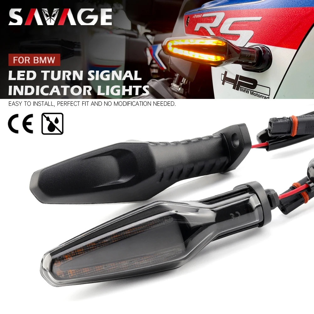 ERGUI Pour BMW HP4 S1000R S1000RR S1000XR R1200GS R1200R R1200RS Moto Avant Ou Arrière LED Clignotant Clignotant Clignotant