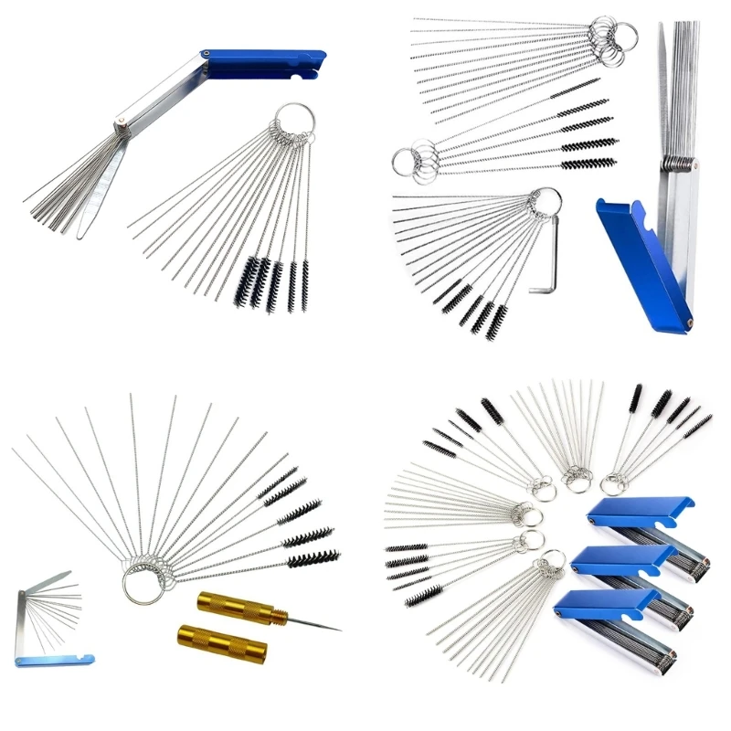 

Практичный набор для чистки карбюратора двигателя мотоцикла с помощью струи грязи для удаления легкой очистки