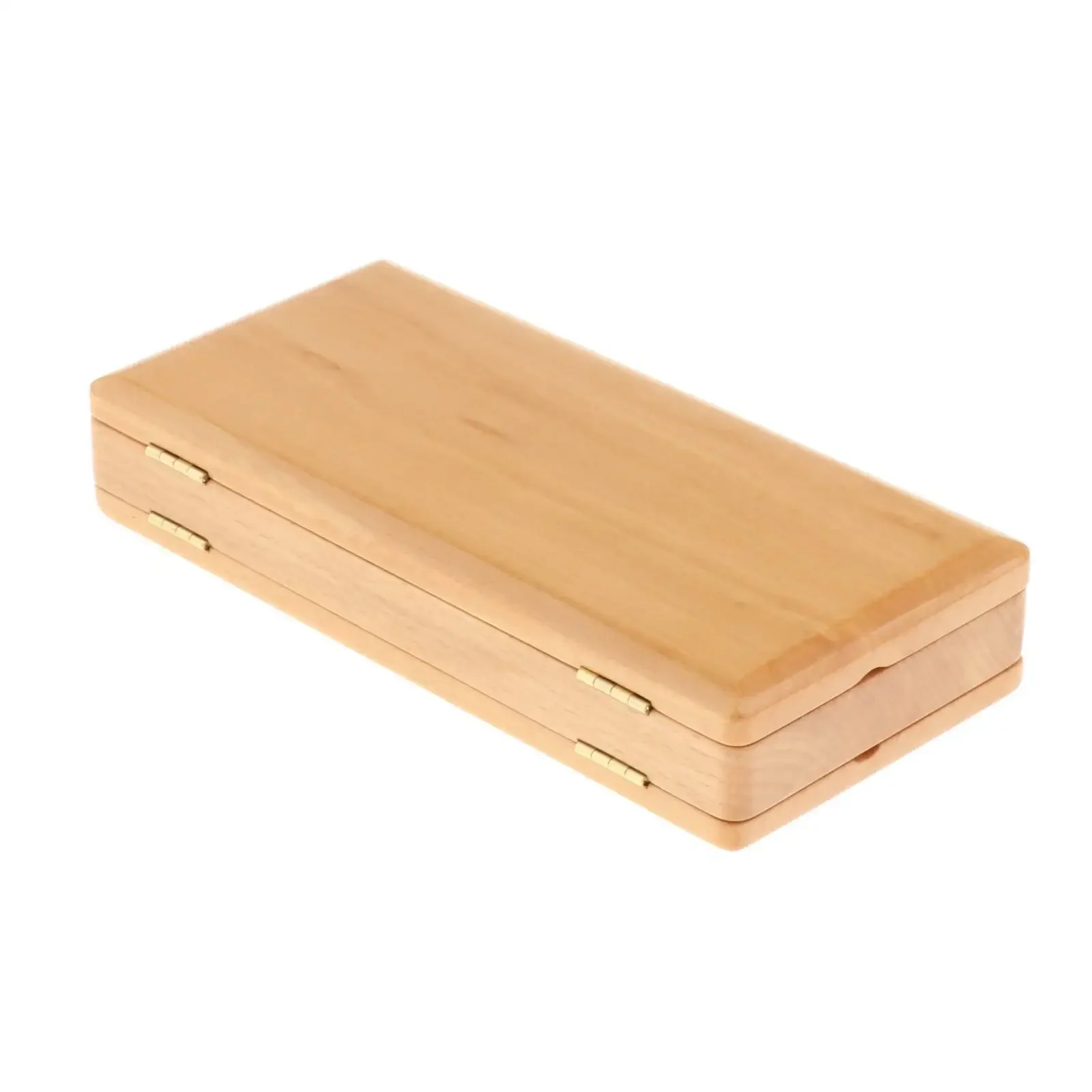 Beige Wooden Case for Reed Storage Box Holds 40 Parts Dimensions 20x9x3x3cm 7cm