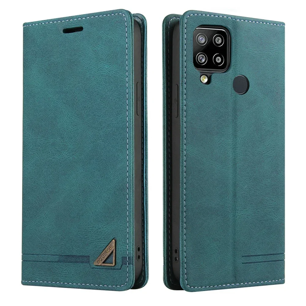 Leather Flip Phone Case RFID For Realme 11 10 9 Pro Plus C21 C25 8i OPPO Realme 8 C30 C25S C 15 11 9i C21Y C25Y C53 C51
