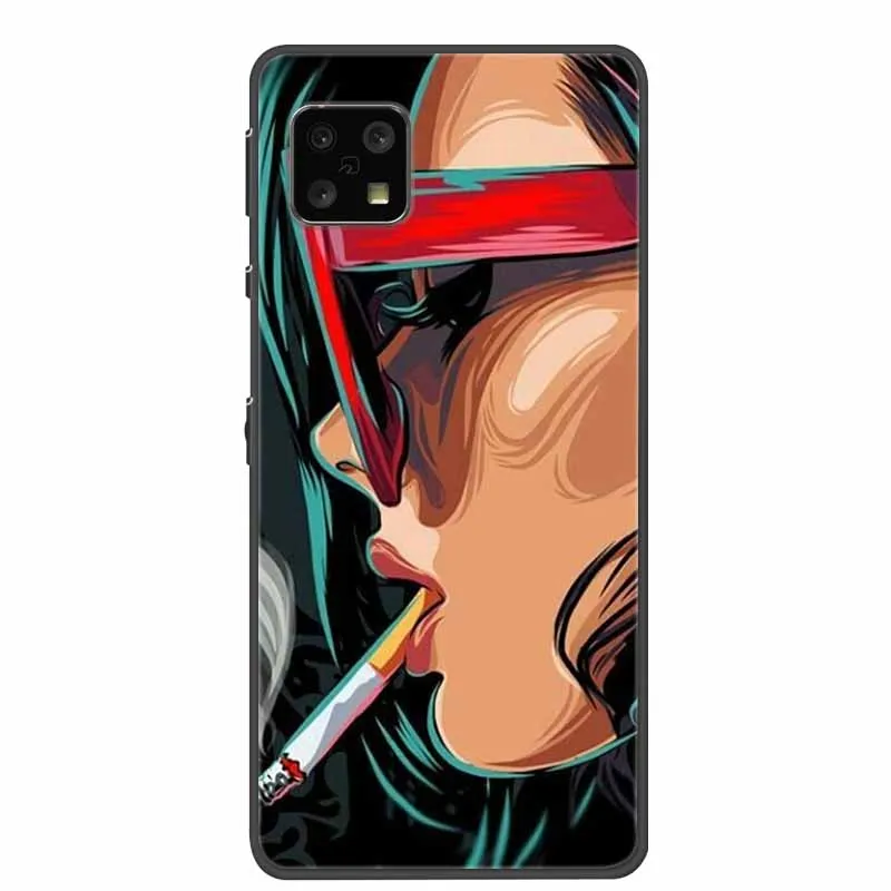Soft TPU Silicone Back Cover for Sharp Aquos Sense Series Smartphones