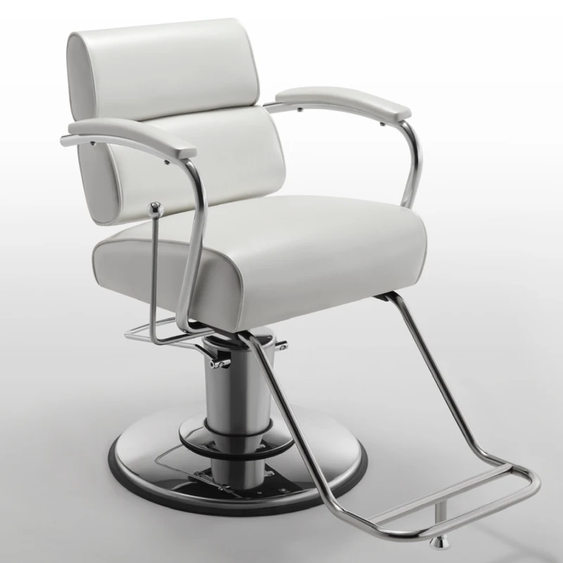 

Hair Care Oil Head Barber Chairs Specific Hair Salon Cutting Simple Modern Barber Chairs Silla Barberia Salon Furniture QF50BC