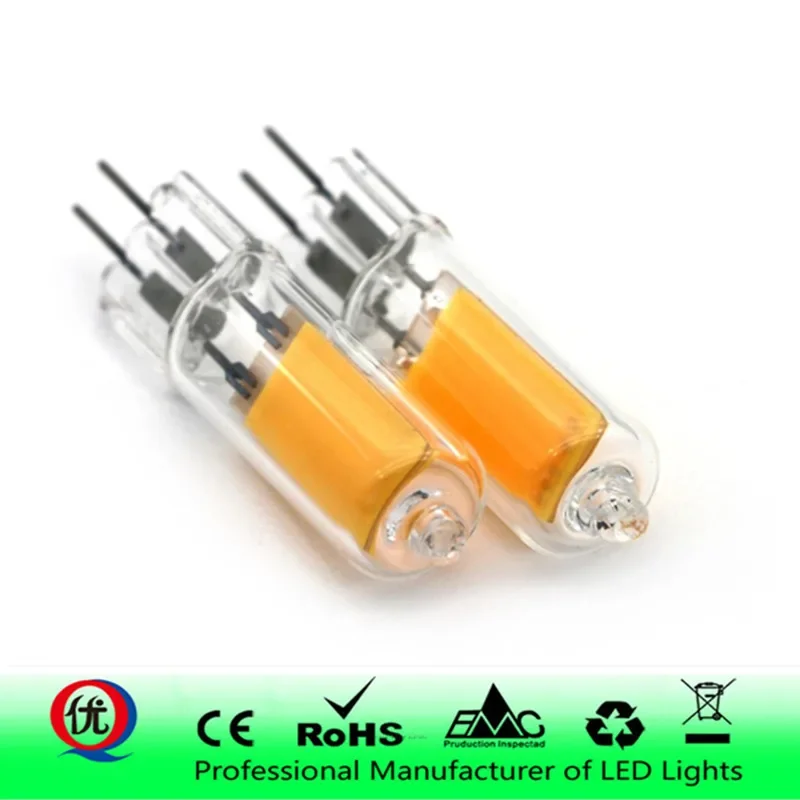 6ワット9ワット12ワットG4 led cob電球220 12vガラスled G4電球360ビーム角交換30ワット40ワット60ワットハロゲン ...