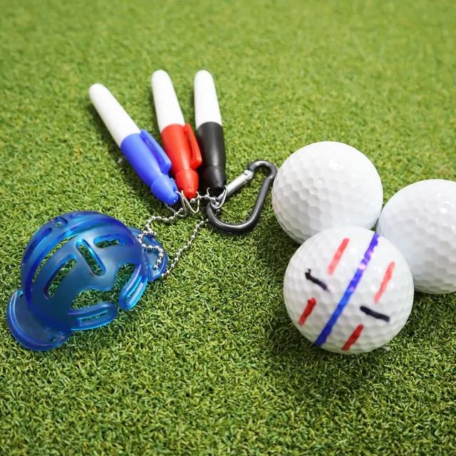 골프공 라이너 마커 드로잉 도구: 퍼팅 정확성과 일관성 향상