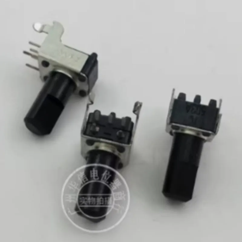 1PCS ALPS RK09 09 Type Horizontal Double Potentiometer 503A A50K Handle Length 13MMF