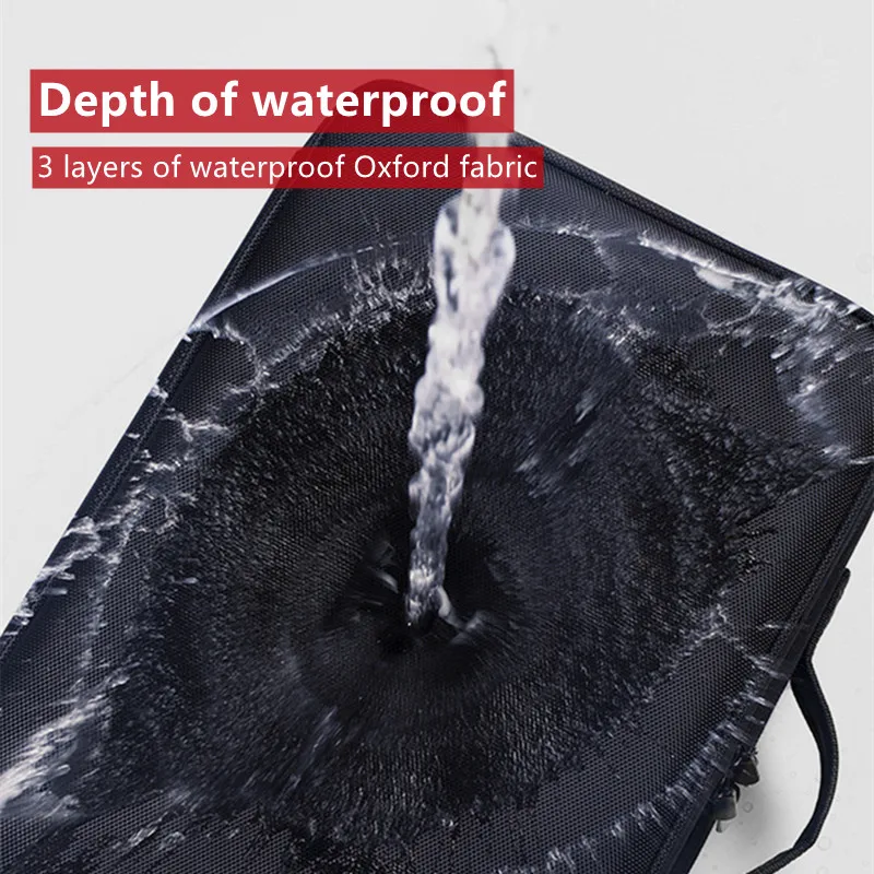 Tool Bag Electrician Tool Bag Large Capacity Waterproof Multi Pockets Tool Organizer Oxford Wear-resistant Storage Bag