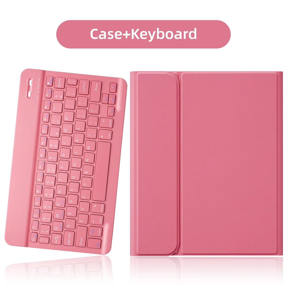 Enhanced Detachable Keyboard Case with TPU Leather Cover