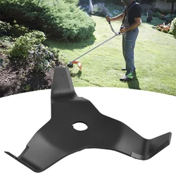 1pcs 4mm Tapered Brushcutter Blade 3 Tooth Shredder High Carbon Steel For All Brush Heads Reducing Rings Garden Trimmer Parts