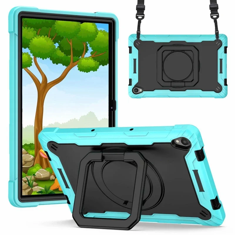Universal Rotating Kickstand Hand Strap Tablet Case