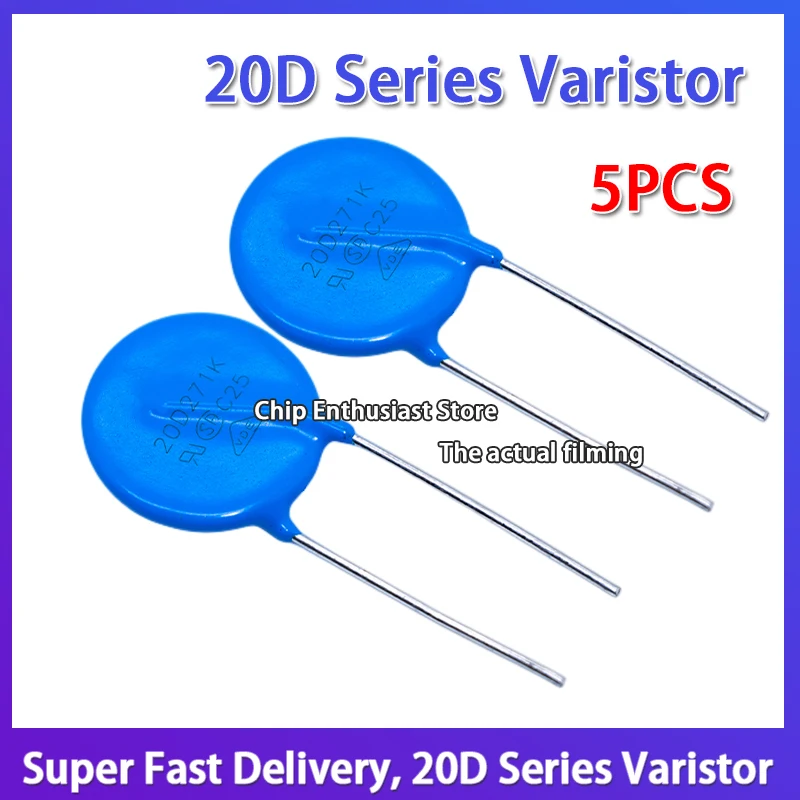 Varistor de 5 piezas 20D471K 391K 820K 470K 121K 221K 621K 390K 151K