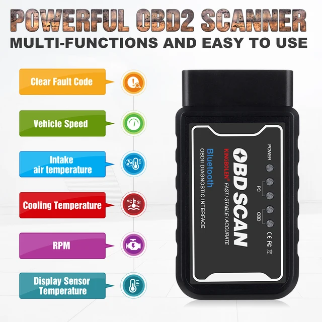 OBD2 WIFI ELM327 V1.5 Scanner Car Code Reader Diagnostic Tool for iPhone IOS /Android Automotive Fault Detector