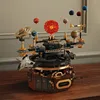 NEW 1098pcs Technical Solar System LED Light Creativity Space Building Blocks Model Science Education Bricks Toy Kid Gift Set 2