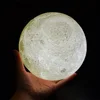 Dropship 3D Printed Star Moon Lights Colorful Rechargeable Touch Night Lamps Home Decor Creative Gift USB LED Night Light 6