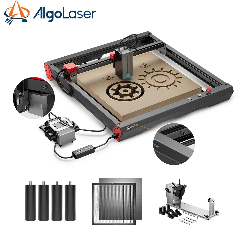 

AlgoLaser Alpha 22W Laser Cutter Monster 40*40cm Carving Area 400mm/s Metal Engraver Woodworking Lase Engraving Cutting Machine