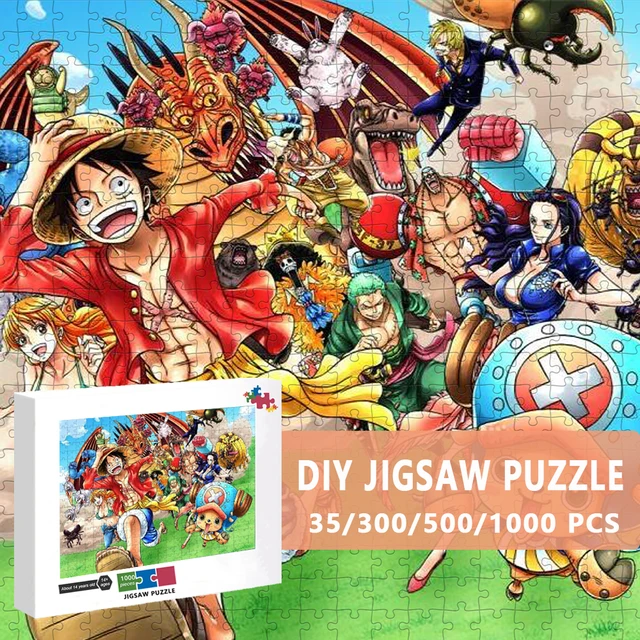 Puzzle 1000 Pieces One Piece Anime  1000 Piece Jigsaw Puzzle Anime - Piece  Puzzles - Aliexpress